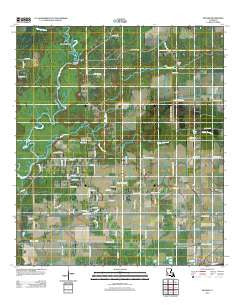 Hecker Louisiana Historical topographic map, 1:24000 scale, 7.5 X 7.5 Minute, Year 2012