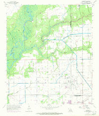 Hecker Louisiana Historical topographic map, 1:24000 scale, 7.5 X 7.5 Minute, Year 1956
