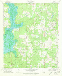 Heflin Louisiana Historical topographic map, 1:24000 scale, 7.5 X 7.5 Minute, Year 1972