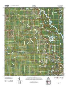 Hickory Louisiana Historical topographic map, 1:24000 scale, 7.5 X 7.5 Minute, Year 2012