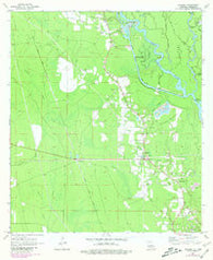 Hickory Louisiana Historical topographic map, 1:24000 scale, 7.5 X 7.5 Minute, Year 1971
