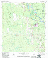 Hickory Louisiana Historical topographic map, 1:24000 scale, 7.5 X 7.5 Minute, Year 1971