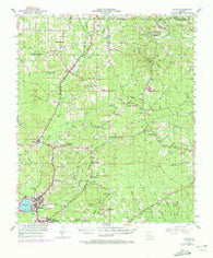 Hodge Louisiana Historical topographic map, 1:62500 scale, 15 X 15 Minute, Year 1953