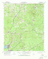 Hodge Louisiana Historical topographic map, 1:62500 scale, 15 X 15 Minute, Year 1953