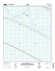 Hog Bayou Louisiana Current topographic map, 1:24000 scale, 7.5 X 7.5 Minute, Year 2015