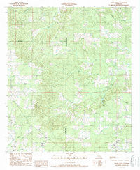 Hollis Creek Louisiana Historical topographic map, 1:24000 scale, 7.5 X 7.5 Minute, Year 1989