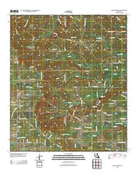 Hollis Creek Louisiana Historical topographic map, 1:24000 scale, 7.5 X 7.5 Minute, Year 2012