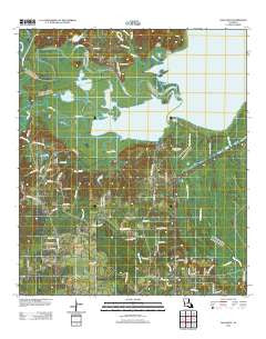 Holloway Louisiana Historical topographic map, 1:24000 scale, 7.5 X 7.5 Minute, Year 2012