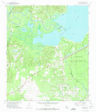 Holloway Louisiana Historical topographic map, 1:24000 scale, 7.5 X 7.5 Minute, Year 1972