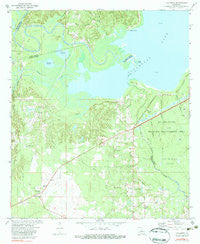 Holloway Louisiana Historical topographic map, 1:24000 scale, 7.5 X 7.5 Minute, Year 1972