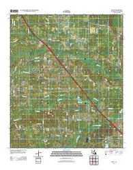 Holly Louisiana Historical topographic map, 1:24000 scale, 7.5 X 7.5 Minute, Year 2012