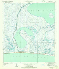 Holly Beach Louisiana Historical topographic map, 1:24000 scale, 7.5 X 7.5 Minute, Year 1934