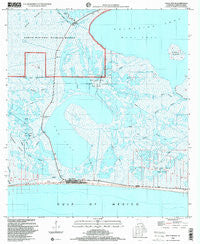 Holly Beach Louisiana Historical topographic map, 1:24000 scale, 7.5 X 7.5 Minute, Year 1998