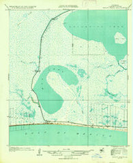 Holly Beach Louisiana Historical topographic map, 1:31680 scale, 7.5 X 7.5 Minute, Year 1935