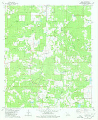 Holly Louisiana Historical topographic map, 1:24000 scale, 7.5 X 7.5 Minute, Year 1980