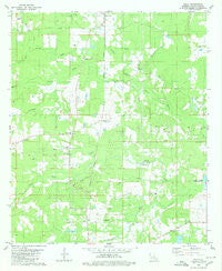 Holly Louisiana Historical topographic map, 1:24000 scale, 7.5 X 7.5 Minute, Year 1980