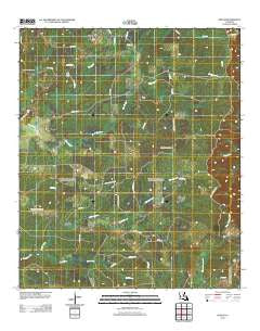 Holum Louisiana Historical topographic map, 1:24000 scale, 7.5 X 7.5 Minute, Year 2012