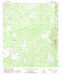 Holum Louisiana Historical topographic map, 1:24000 scale, 7.5 X 7.5 Minute, Year 1984