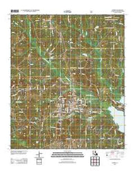 Homer Louisiana Historical topographic map, 1:24000 scale, 7.5 X 7.5 Minute, Year 2012