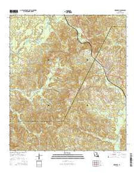 Hornbeck Louisiana Current topographic map, 1:24000 scale, 7.5 X 7.5 Minute, Year 2015
