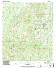 Hornbeck Louisiana Historical topographic map, 1:24000 scale, 7.5 X 7.5 Minute, Year 1994