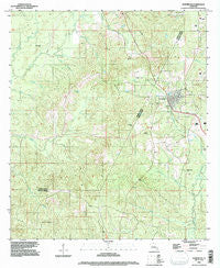 Hornbeck Louisiana Historical topographic map, 1:24000 scale, 7.5 X 7.5 Minute, Year 1994