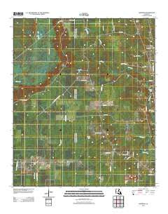 Hortman Louisiana Historical topographic map, 1:24000 scale, 7.5 X 7.5 Minute, Year 2012
