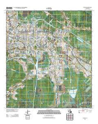 Houma Louisiana Historical topographic map, 1:24000 scale, 7.5 X 7.5 Minute, Year 2012