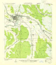 Houma SW Louisiana Historical topographic map, 1:31680 scale, 7.5 X 7.5 Minute, Year 1932