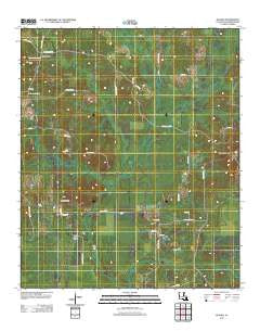 Hughes Louisiana Historical topographic map, 1:24000 scale, 7.5 X 7.5 Minute, Year 2012