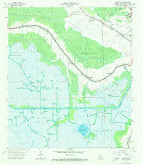 Humphreys Louisiana Historical topographic map, 1:24000 scale, 7.5 X 7.5 Minute, Year 1964