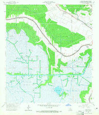 Humphreys Louisiana Historical topographic map, 1:24000 scale, 7.5 X 7.5 Minute, Year 1964