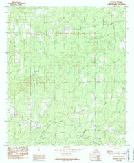 Hunter Louisiana Historical topographic map, 1:24000 scale, 7.5 X 7.5 Minute, Year 1984