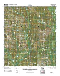 Husser Louisiana Historical topographic map, 1:24000 scale, 7.5 X 7.5 Minute, Year 2012