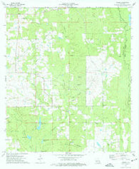 Husser Louisiana Historical topographic map, 1:24000 scale, 7.5 X 7.5 Minute, Year 1974