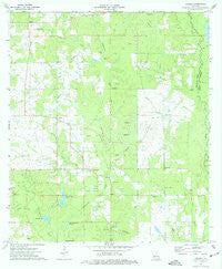 Husser Louisiana Historical topographic map, 1:24000 scale, 7.5 X 7.5 Minute, Year 1974