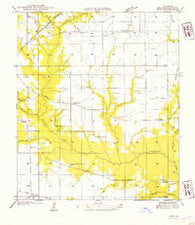 Ikes Louisiana Historical topographic map, 1:31680 scale, 7.5 X 7.5 Minute, Year 1954