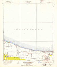 Indian Beach Louisiana Historical topographic map, 1:24000 scale, 7.5 X 7.5 Minute, Year 1952
