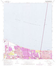 Indian Beach Louisiana Historical topographic map, 1:24000 scale, 7.5 X 7.5 Minute, Year 1965