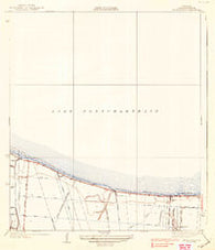 Indian Beach Louisiana Historical topographic map, 1:31680 scale, 7.5 X 7.5 Minute, Year 1938