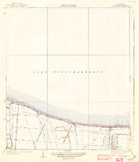 Indian Beach Louisiana Historical topographic map, 1:31680 scale, 7.5 X 7.5 Minute, Year 1938