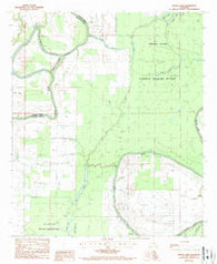 Indian Lake Louisiana Historical topographic map, 1:24000 scale, 7.5 X 7.5 Minute, Year 1987