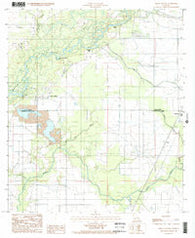 Indian Village Louisiana Historical topographic map, 1:24000 scale, 7.5 X 7.5 Minute, Year 1985