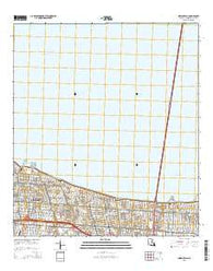 Indian Beach Louisiana Current topographic map, 1:24000 scale, 7.5 X 7.5 Minute, Year 2015
