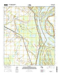 Innis Louisiana Current topographic map, 1:24000 scale, 7.5 X 7.5 Minute, Year 2015