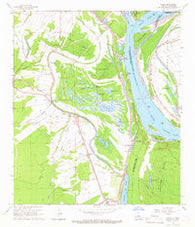Innis Louisiana Historical topographic map, 1:24000 scale, 7.5 X 7.5 Minute, Year 1965