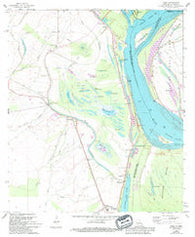 Innis Louisiana Historical topographic map, 1:24000 scale, 7.5 X 7.5 Minute, Year 1965