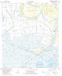 Intracoastal City Louisiana Historical topographic map, 1:24000 scale, 7.5 X 7.5 Minute, Year 1975