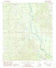 Iron Branch Louisiana Historical topographic map, 1:24000 scale, 7.5 X 7.5 Minute, Year 1986