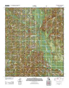 Iron Branch Louisiana Historical topographic map, 1:24000 scale, 7.5 X 7.5 Minute, Year 2012